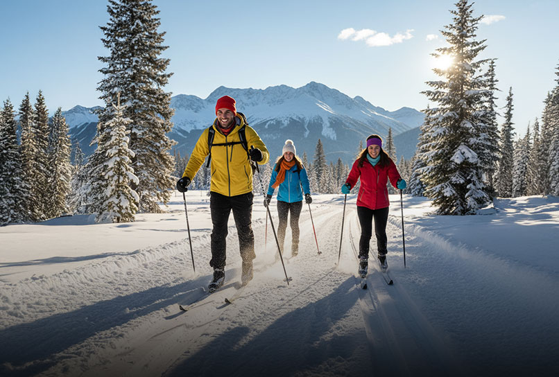 cross country skiing