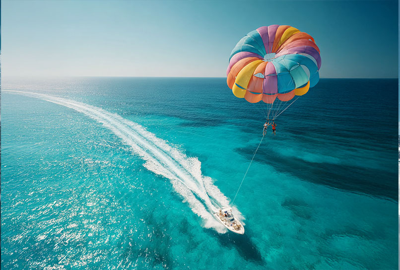 parasailing