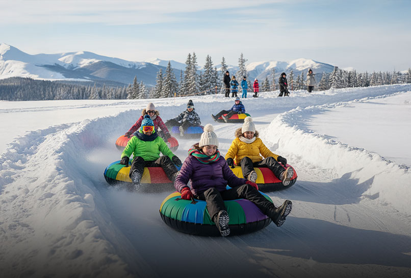 snow tubing