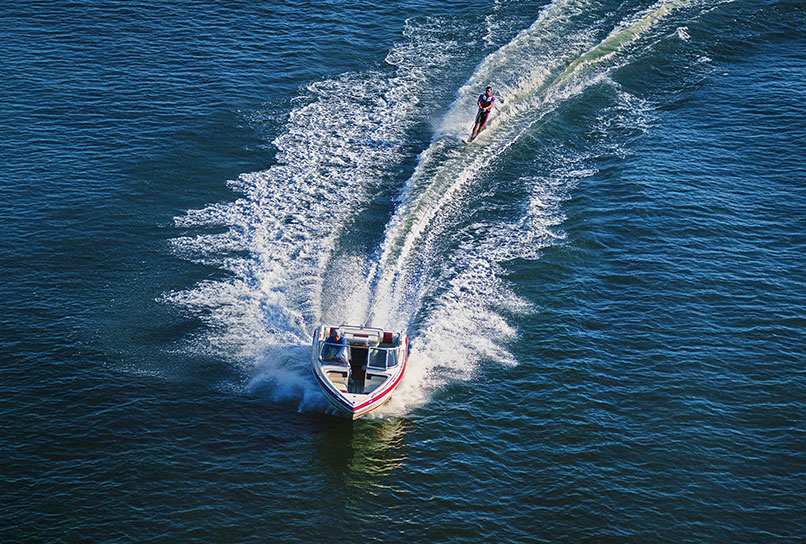 water skiing