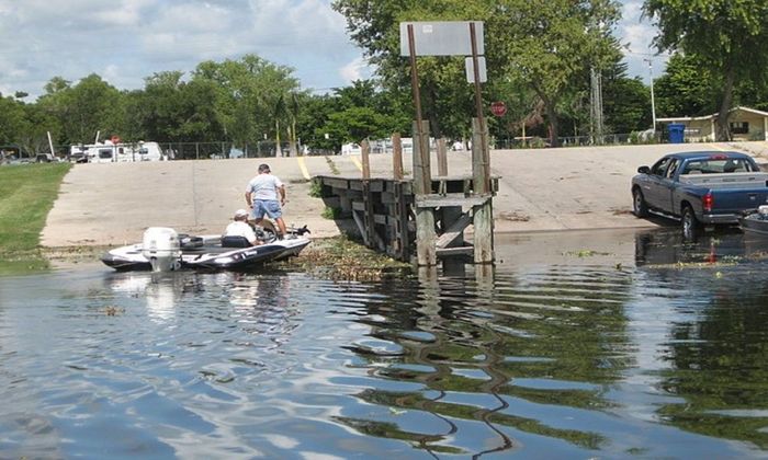 motorboat, lake, anglers, fishing, dock, jetty