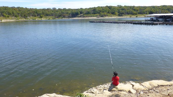 Lake Texoma Striper Fishing