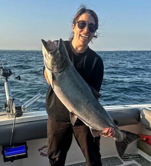 Catch and smiles Lake Michigan