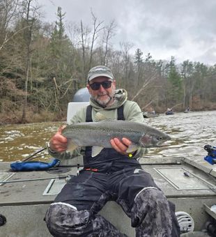 Fresh steelhead catch