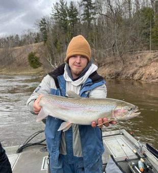 Freshwater fishing fun in Lake Michigan