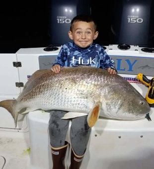 Monster Wanchese redfish - what a catch!