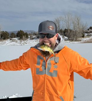 Ice fishing, Colorado style.