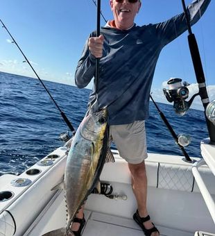 Spend the day battling trophy fish offshore in Jensen Beach, Florida with beautiful coastal views all around.