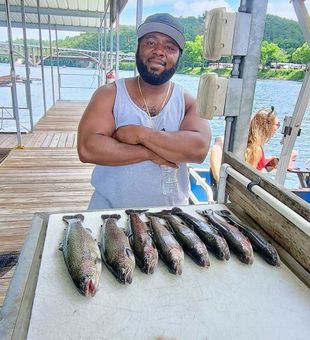 Branson rainbow trout making for perfect table fare!