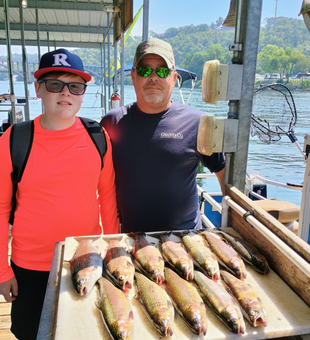 Rainbow trout bonanza in Branson: Jigging pays off big time!