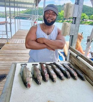 Rainbow trout success in Branson MO!