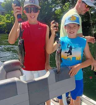 Rainbow trout success at Table Rock Lake!