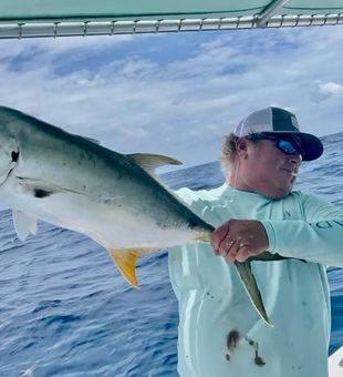 Permit catching in Islamorada fishing charters!