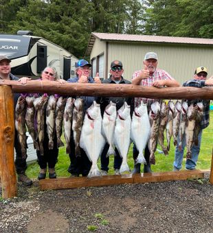 Impressive Halibut and Lingcod haul on a solid Tillamook day.