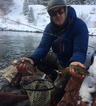 Atlantic salmon success in Tavernier FL winter conditions!