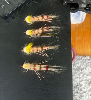 Custom tied flies ready for Tavernier waters.