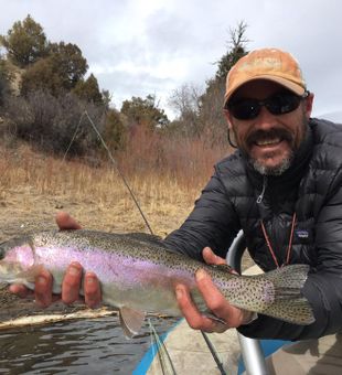 Beautiful rainbow trout from Tavernier FL waters!