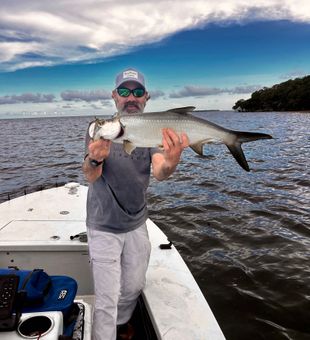 Beautiful Tavernier tarpon making memories on the water!