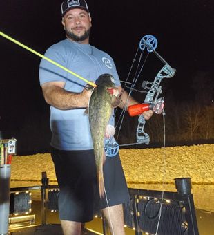 Successful bowfishing night at Oak Island NC!