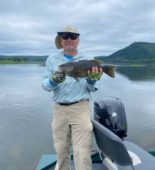 Caught June11 water level3.9. Caught on a 4.5” green punkin senko. 