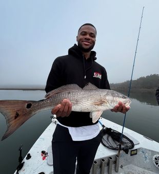 Big catch! Redfish success.