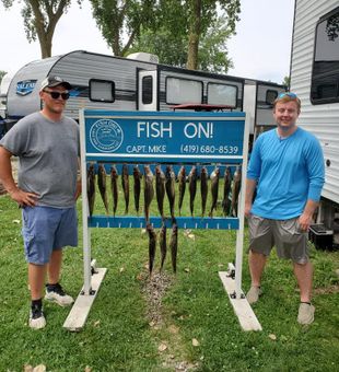 Trophy Walleye Caught on Lake Erie
