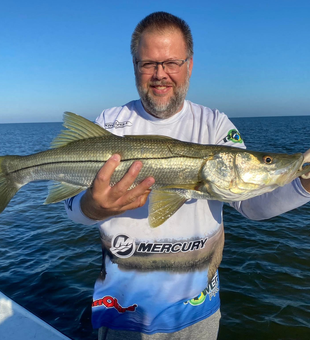 Beautiful Bayport snook caught on the water!