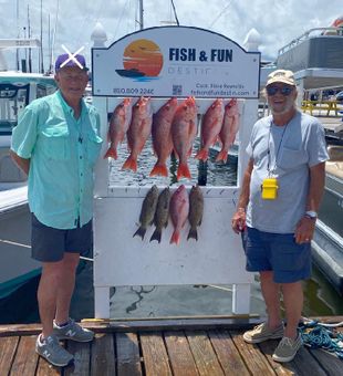 Fresh catch of the day from Destin waters!