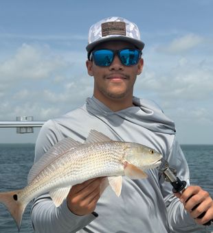 Brownsville redfish making the day worthwhile!