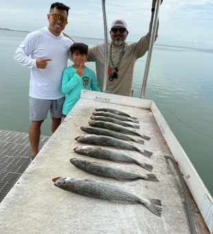 Brownsville speckled trout delivering excellent action!