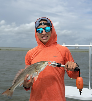 South Padre Island redfish makes for a perfect catch!