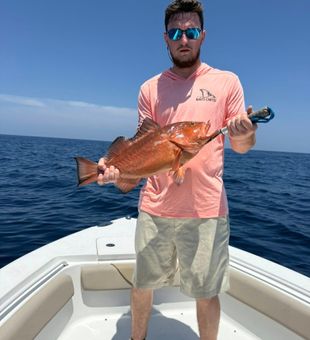Port Orange red grouper making the day complete!