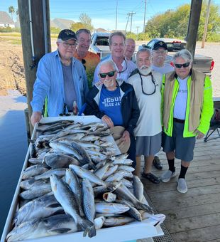 Excited faces after landing so many fish.