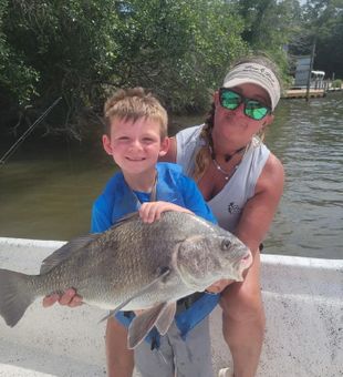 Black Drum Beauty: A Picture-Perfect Catch!