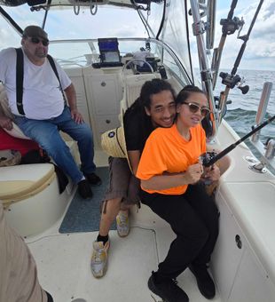 Ready for action on Lake Erie near Marblehead!