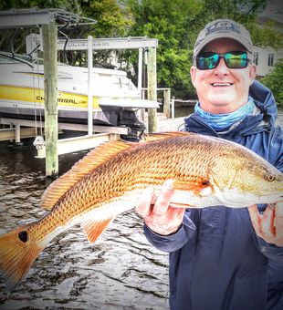 Big redfish catch of the day! 🎣🔥