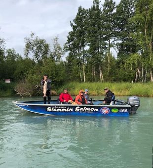 Cast, reel, catch: Kenai fishing.