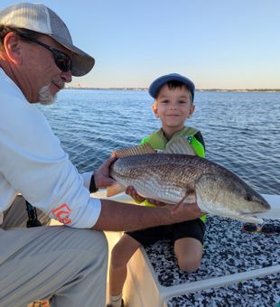 Beautiful Panama City FL redfish on the boat!