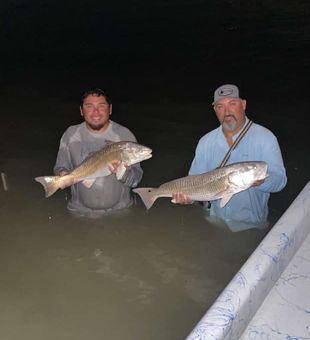 Calm night on the flats chasing Redfish