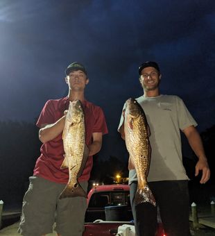 Redfish fishing at night