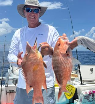 Quality red snapper catch Tampa Bay fishing charter