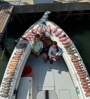 Family haul snapper and porgy Tampa Bay fishing charter