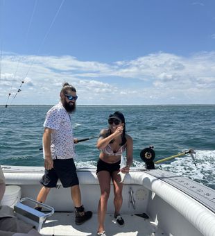 Fun Spanish Mackerel catch off Carolina Beach