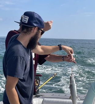 Spanish Mackerel action off Carolina Beach