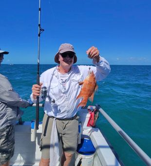 Experienced Angler enjoying Key West, FL fishing.