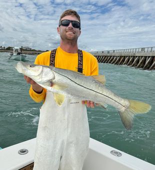 Sebastian lands a whopper!