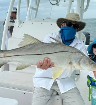 Sebastian's angler's pride!
