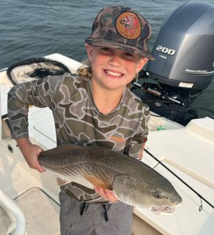 Trophy redfish caught near Atlantic Beach