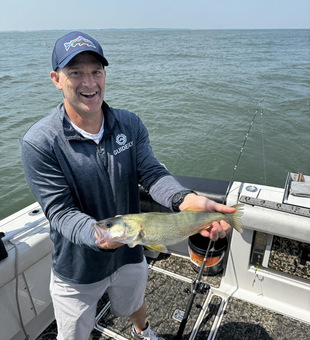 Clearing skies set the stage for an epic jigging and trolling adventure!