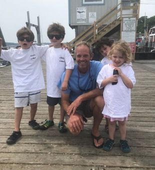 Child friendly fishing guide in Freeport, Maine